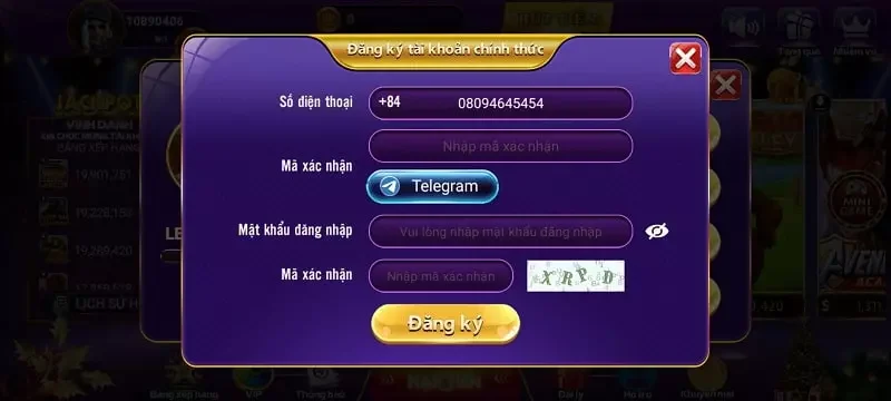 Đăng ký tài khoản tại 68 game bài có khó không?