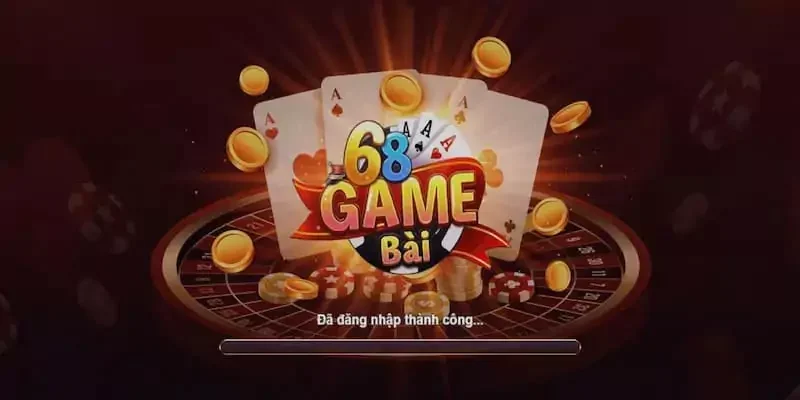 Thông báo đăng nhập 68 game bài thành công